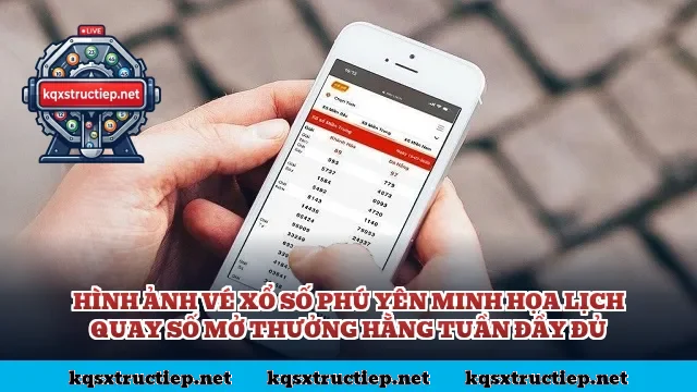 Hình ảnh vé xổ số Phú Yên minh họa lịch quay số mở thưởng hằng tuần đầy đủ