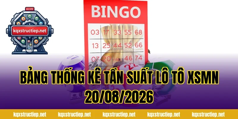Bảng Thống Kê Tần Suất Lô Tô XSMN 20/08/2026