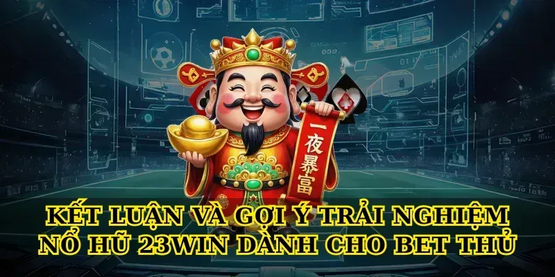 Kết luận và gợi ý trải nghiệm Nổ hũ 23win dành cho bet thủ