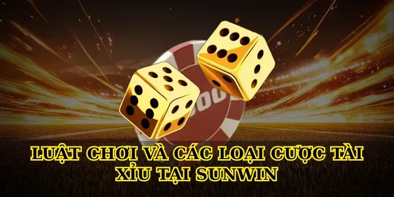 Luật chơi và các loại cược tài xỉu tại Sunwin