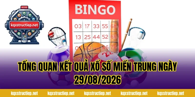 Tổng Quan Kết Quả Xổ Số Miền Trung Ngày 29/08/2026